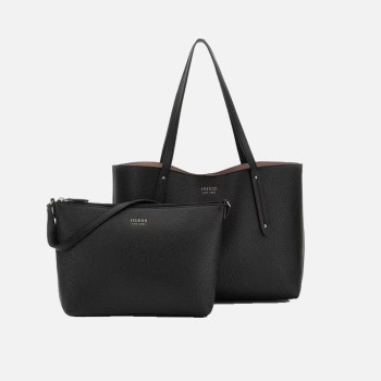 Borsa donna shopping media Guess Brenton Black