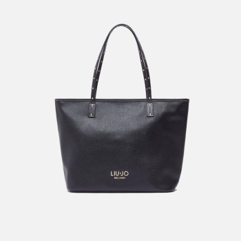 Borsa donna shopping media Liu Jo Evrim Nero