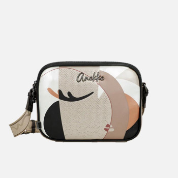 Borsa donna tracolla con zip sopra Anekke Eikon Multicolor