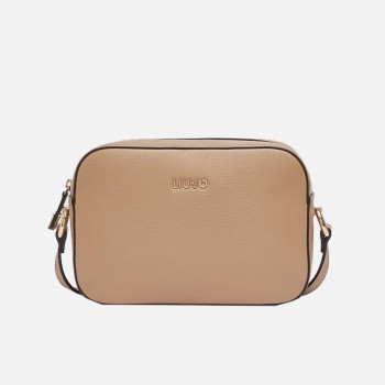 Borsa donna tracolla con zip superiore Liu Jo Manh Cammello