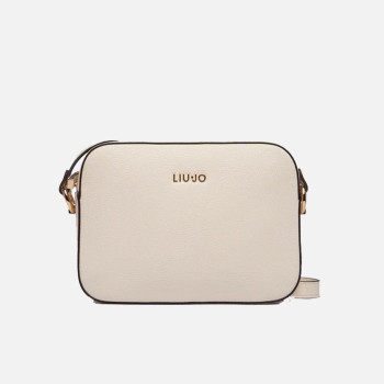 Borsa donna tracolla con zip superiore Liu Jo Manh Cream