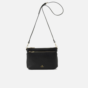 Borsa donna tracolla con catenella Cuoieria Fiorentina Velvet Nero
