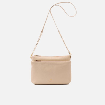 Borsa donna tracolla con catenella Cuoieria Fiorentina Velvet Prosecco