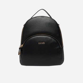 Borsa donna zainetto chiusura zip stondato Liu Jo Manh Nero