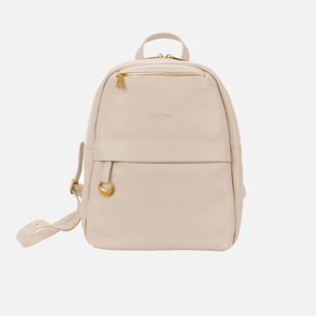Borsa donna zainetto Veneta Pelletteria Fondamenta Beige