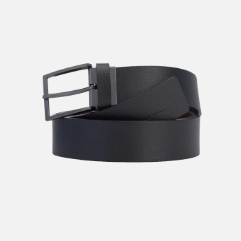 Cintura uomo double face in pelle Piquadro Modus Special Nero/Marrone