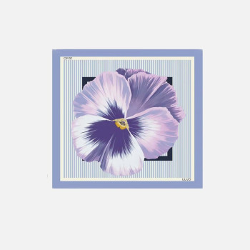Foulard classico flowers Liu Jo Viola