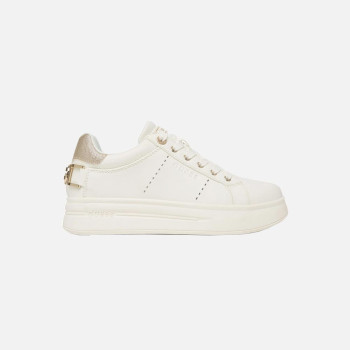 Scarpa donna sneakers bassa Guess Wesli White Gold
