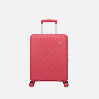 Trolley rigido 55cm 4 ruote cabina American Tourister Diablast Pink Glitch