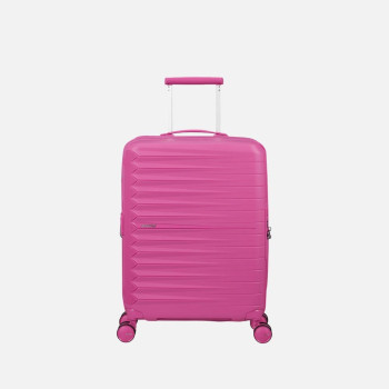 Trolley rigido 55cm 4 ruote cabina espandibile American Tourister Fastforward Electric Fuchsia