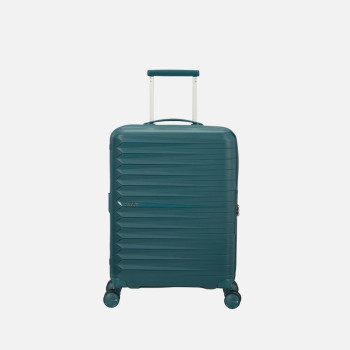 Trolley rigido 55cm 4 ruote cabina espandibile American Tourister Fastforward Totally Teal