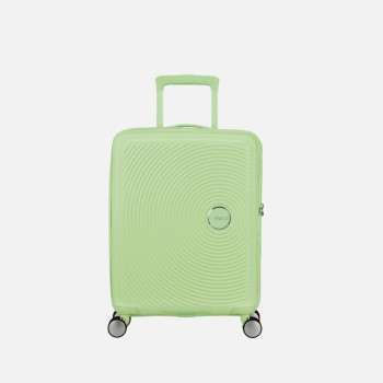 Trolley rigido 55cm 4 ruote cabina Soundbox American Tourister Kiwi Green