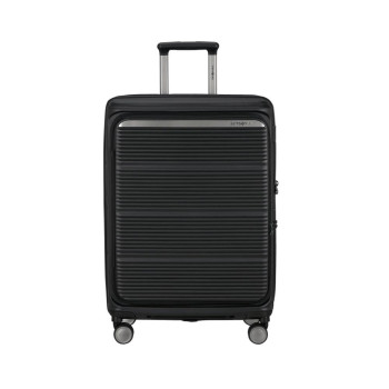Trolley rigido 67cm 4 ruote medio espandibile apertra frontale Samsonite Paralux Black