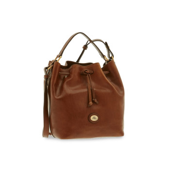 Borsa Donna Secchiello Rigido | The Bridge Story Donna | 04094601-Marrone/Oro