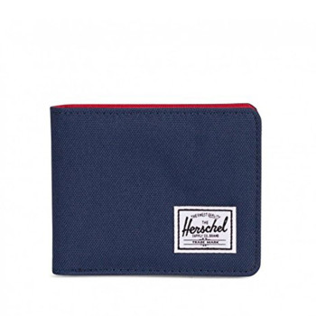 Portafoglio Uomo a Strappo | Herschel Rfid | 104030001802425-Navy/Red