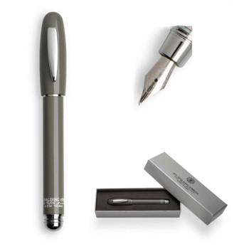 Penna Stilografica | Spalding & Bros Short Classic Pens | 170130-Grigio Scuro