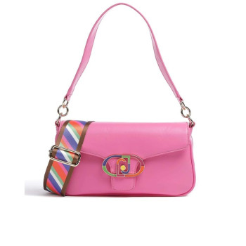 Borsa Donna Tracolla Media Ecosostenibile Liu Jo Lampone Light