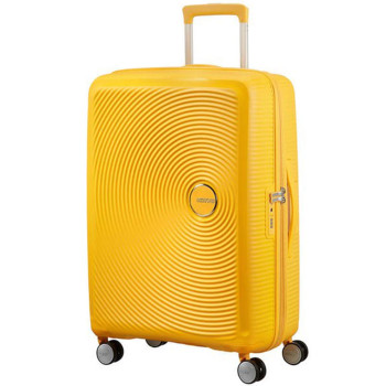 Trolley Rigido 77 cm 4 Ruote Spinner con sistema TSA | American Tourister Soundbox | 32G003-Golden Yellow