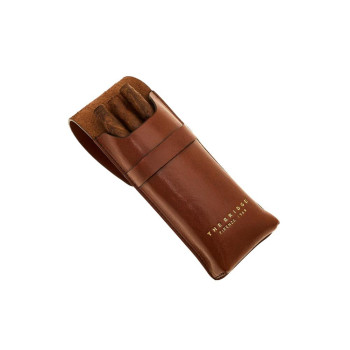 Accessori fumatori porta sigari lungo The Bridge Marrone/Oro