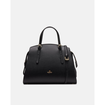 Big Tote Alice Pentagonale Con Interno Foderato Cuoieria Fiorentina Nero Valigeria.it