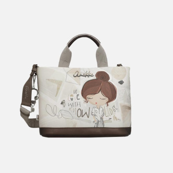 Borsa donna due manici con tracolla Anekke Sophia Multicolor