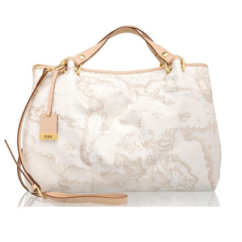 Borsa Donna Due Manici Geo White Alviero Martini Bianco  Valigeria.it