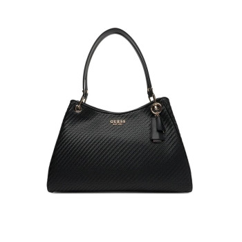 Borsa donna due manici Guess Mirema Black 