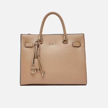 Borsa donna due manici con tracolla Liu Jo Cirry Naturale/Sequoia