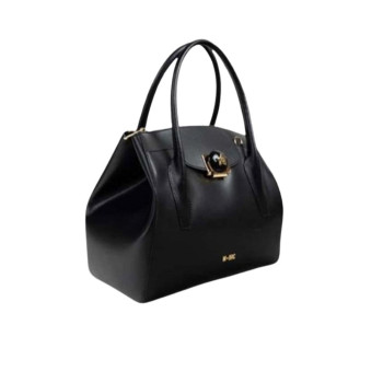 Borsa Donna Due Manici Media Stella M-Brc Nero  Valigeria.it