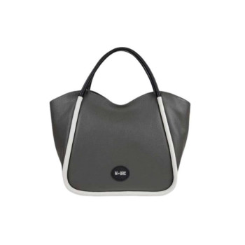 Borsa Donna Due Manici Media Tubolar M-Brc Grigio Multi  Valigeria.it