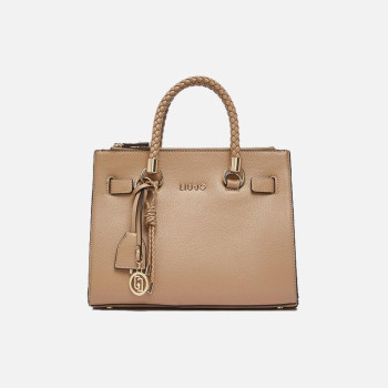 Borsa donna due manici quadrata Liu Jo Manh Cammello