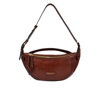 Borsa donna marsupio Bum Bag chiusura zip The Bridge Icons Marrone/Oro