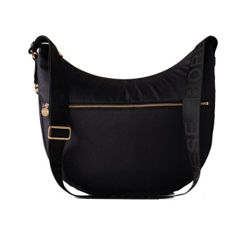Borsa Donna Sacca Grande Borbonese Dark Black