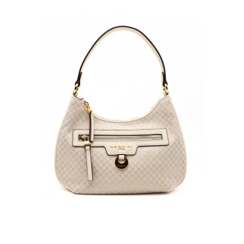 Borsa donna sacca media Norma Nannini 18481-Off White Valigeria-it