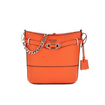 Borsa donna secchiello piccolo Silvye Guess HWBG9527040-Orange Valigeria-it