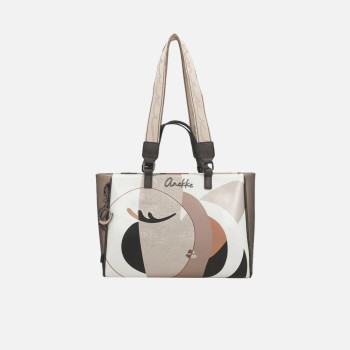 Borsa donna shopping media + due manici Anekke Eikon Multicolor
