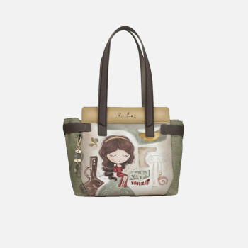 Borsa donna shopping media Anekke Muse Multicolor