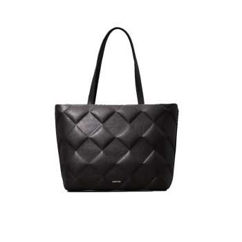 Borsa Donna Shopping Media Calvin Klein Black  Valigeria.it