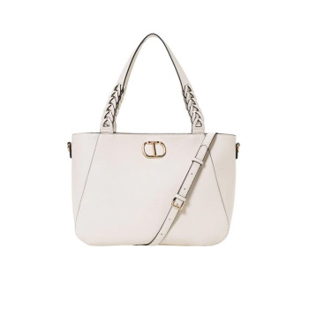 Borsa donna shopping Promenade Twinset Madreperla Valigeria-it