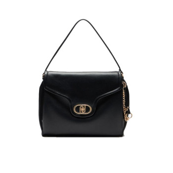 Borsa donna tracolla con patta Dyani Liu Jo AA5017E003722222-Nero Valigeria-it