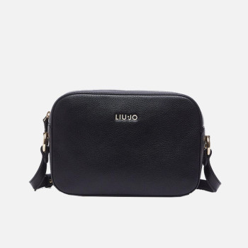 Borsa donna tracolla con zip superiore Liu Jo Manh Nero