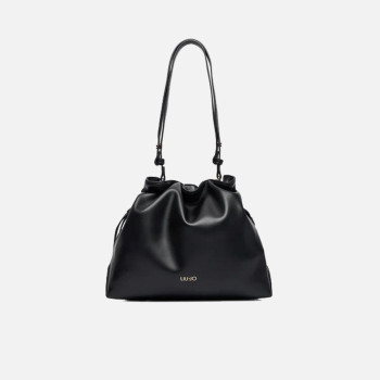 Borsa donna tracolla grande Liu Jo Ricci Nero 