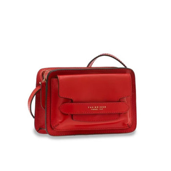 Borsa Donna Tracolla Grande The Bridge Rosso CiliegiaOro  Valigeria.it