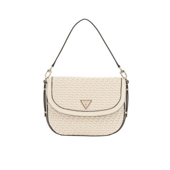 Borsa Donna Tracolla Intrecciata Murielle Guess Bone  Valigeria.it