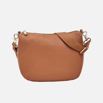 Borsa donna tracolla con zip superiore Mandarina Duck Mellow Pecan Nut