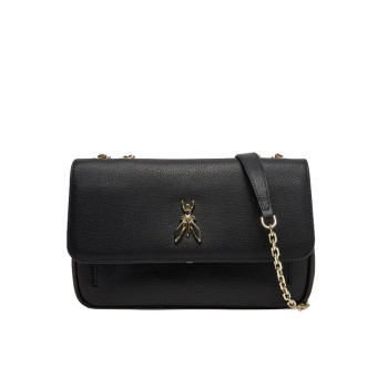 Borsa donna tracolla con catenella Patrizia Pepe Black/Ligth Gold