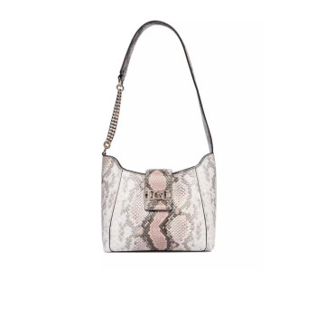 Borsa donna tracolla pitonata Guess Jane Lotus Multi