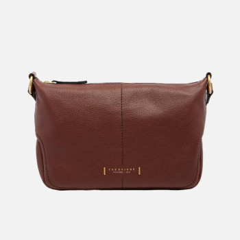 Borsa donna tracolla con zip sopra The Bridge Letizia Marrone