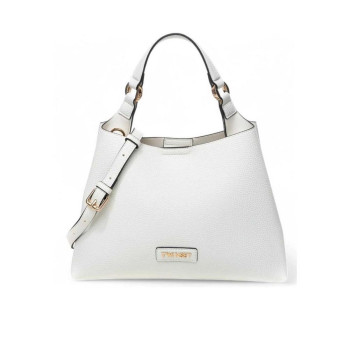Borsa donna un manico con tracolla Timeless Twinset 251TD830000282 Neve Valigeria-it