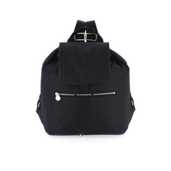 Borsa Donna Zainetto Chiusura con Patta Borbonese Dark Black  Valigeria.it